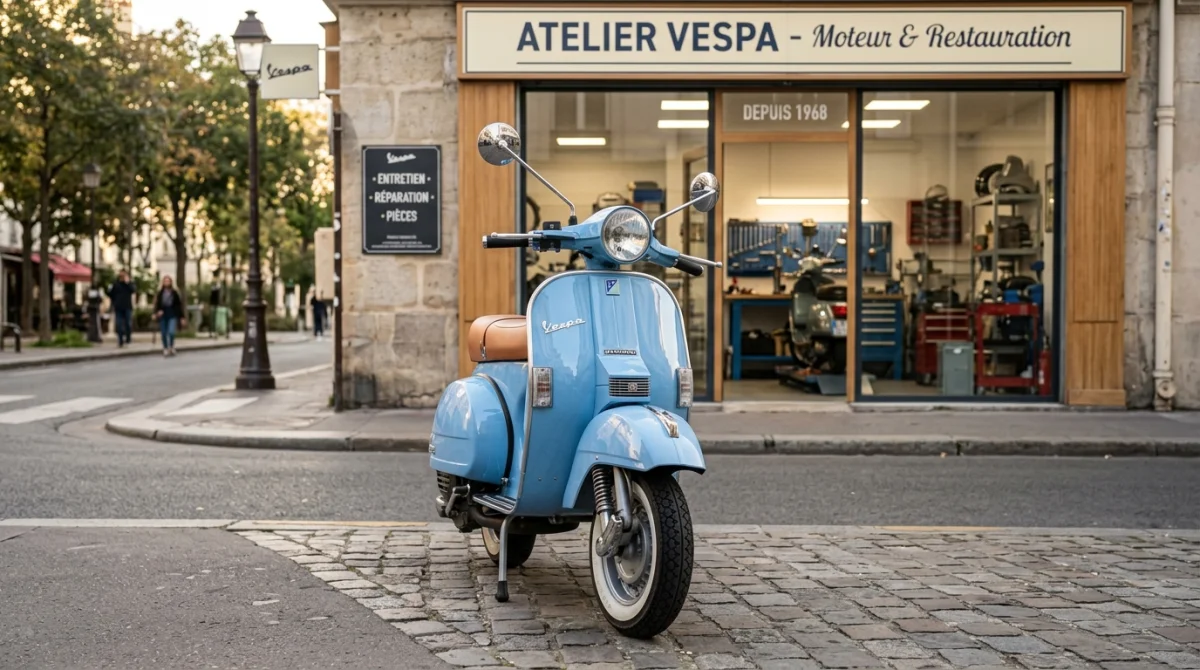 Entretien d'une Piaggio Vespa à Melun, adresses, prix et conseils utiles