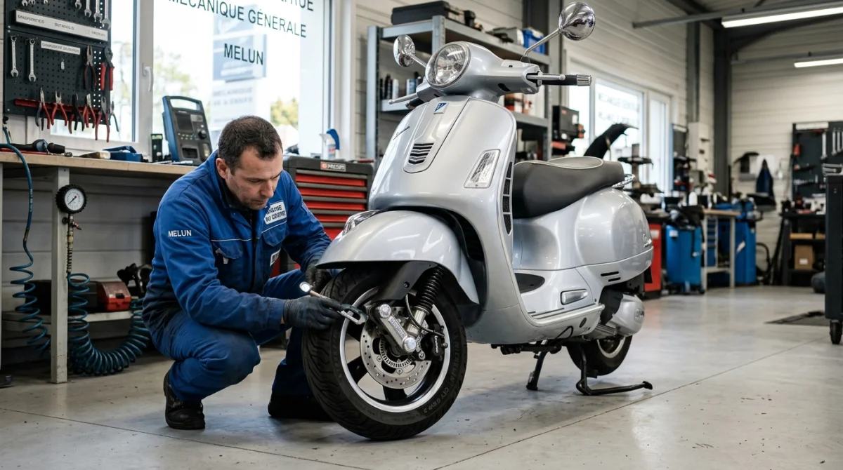 Entretien d'une Piaggio Vespa à Melun, adresses, prix et conseils utiles