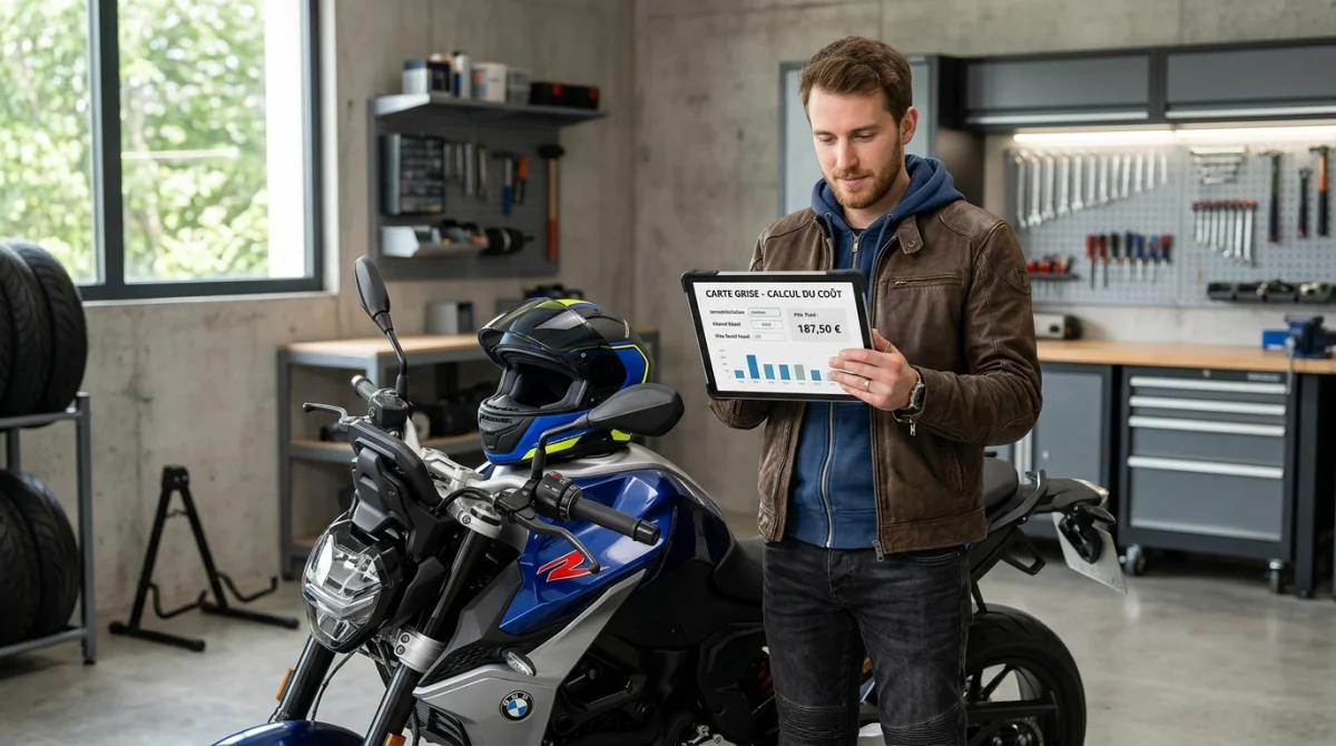 combien coute une carte grise moto