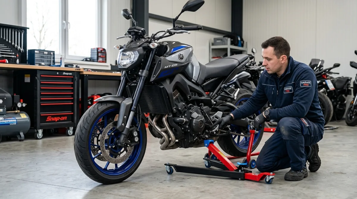 comment lever une moto