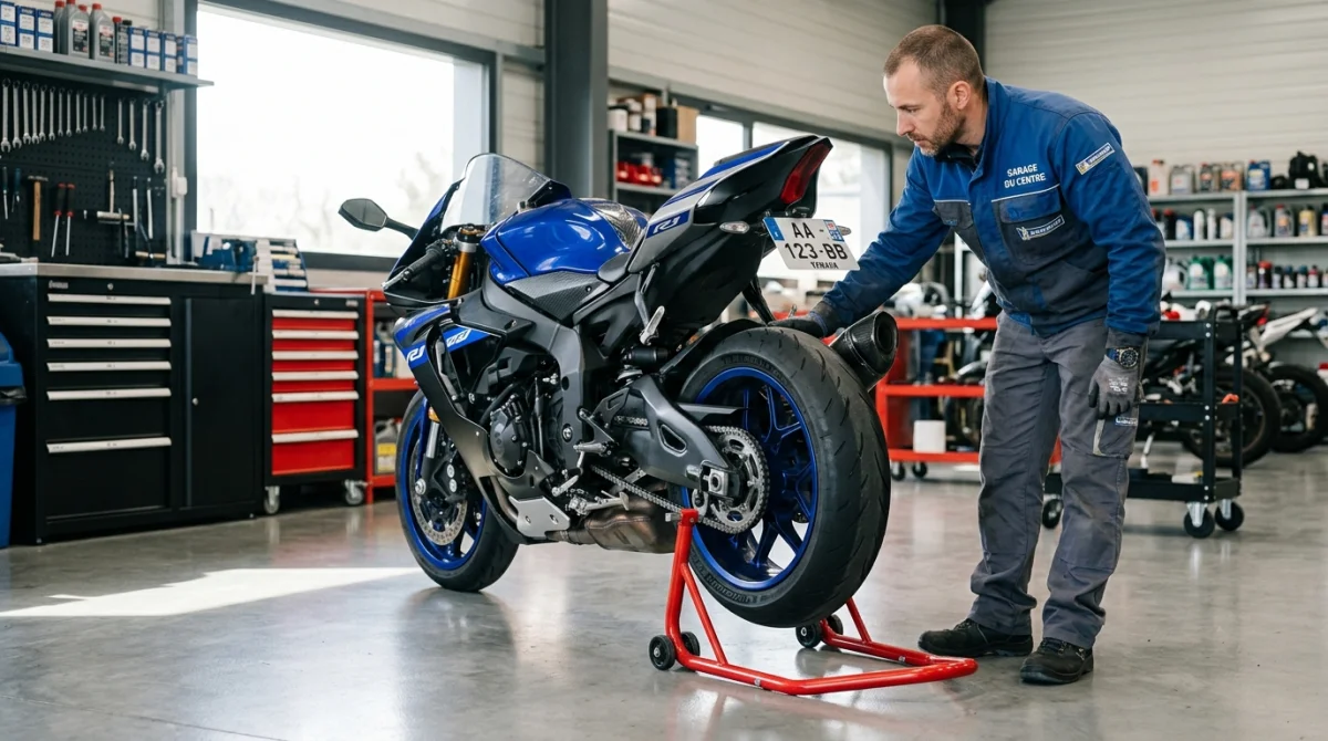 comment lever une moto
