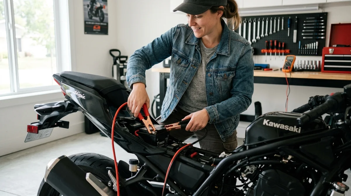 comment recharger une batterie de moto