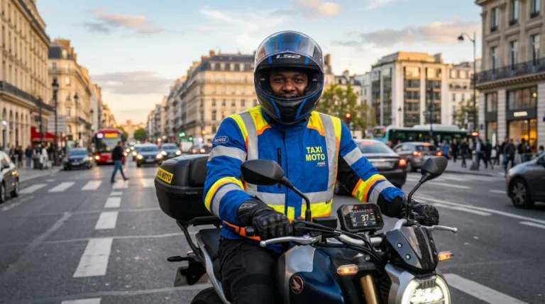 comment devenir taxi moto