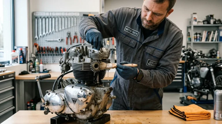 comment nettoyer moteur moto