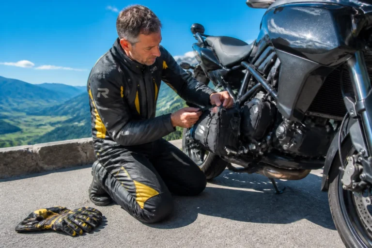 comment voyager léger en moto