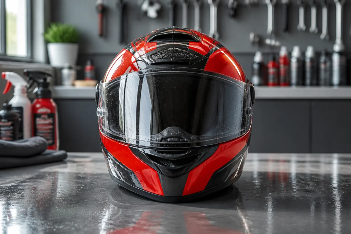 comment nettoyer un casque de moto
